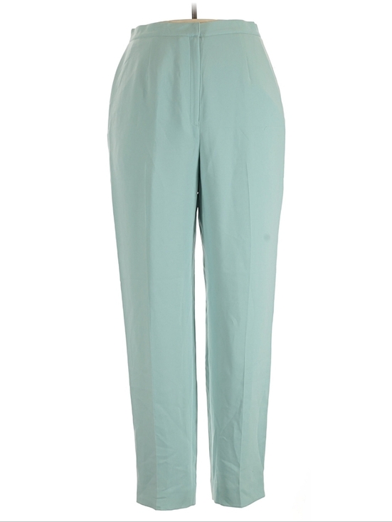 Rena Rowan Pants - Rena Rowan Mint Green Straight-Leg Chinos